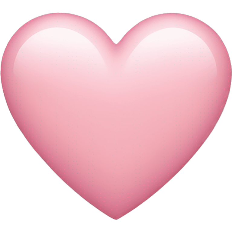 Light pink heart emoji