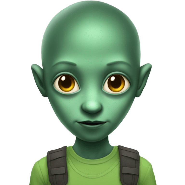 kid alien emoji