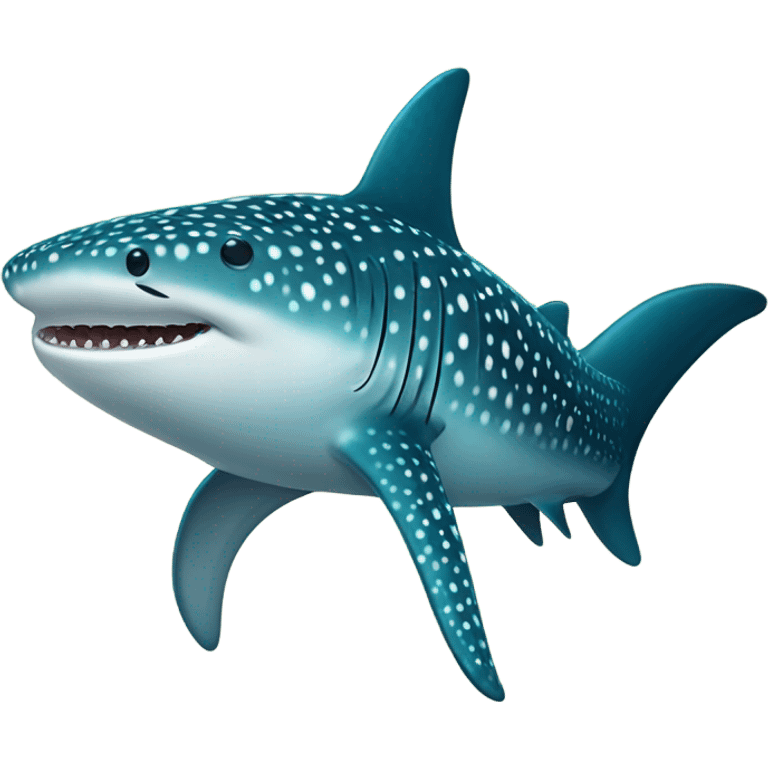 Mint whale shark  emoji