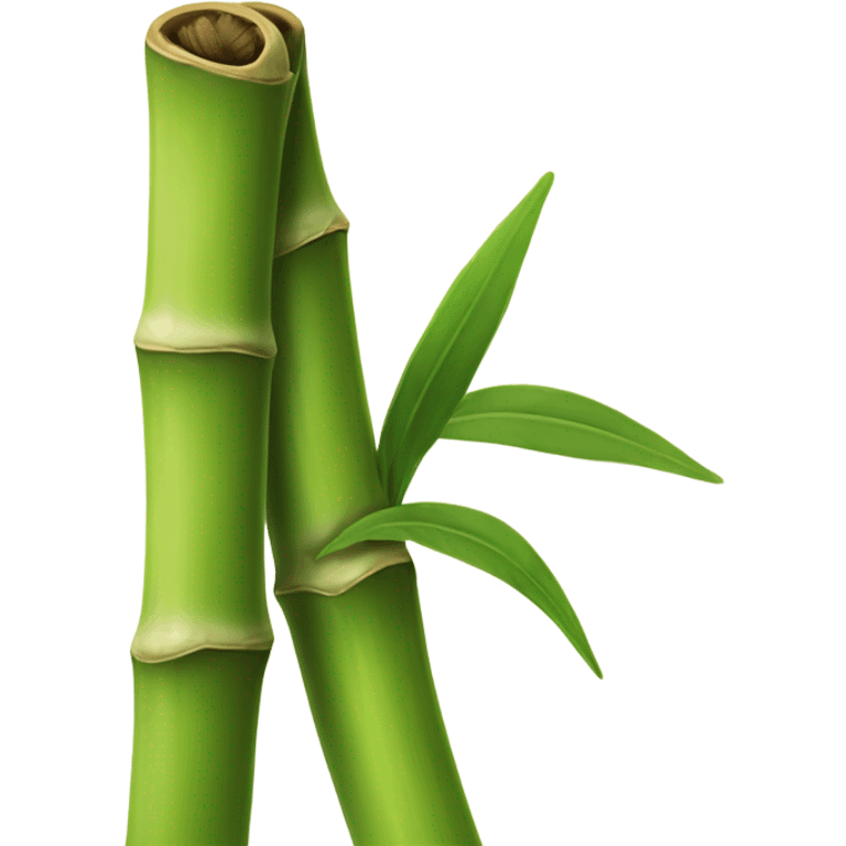 Bamboo whisker for matcha emoji