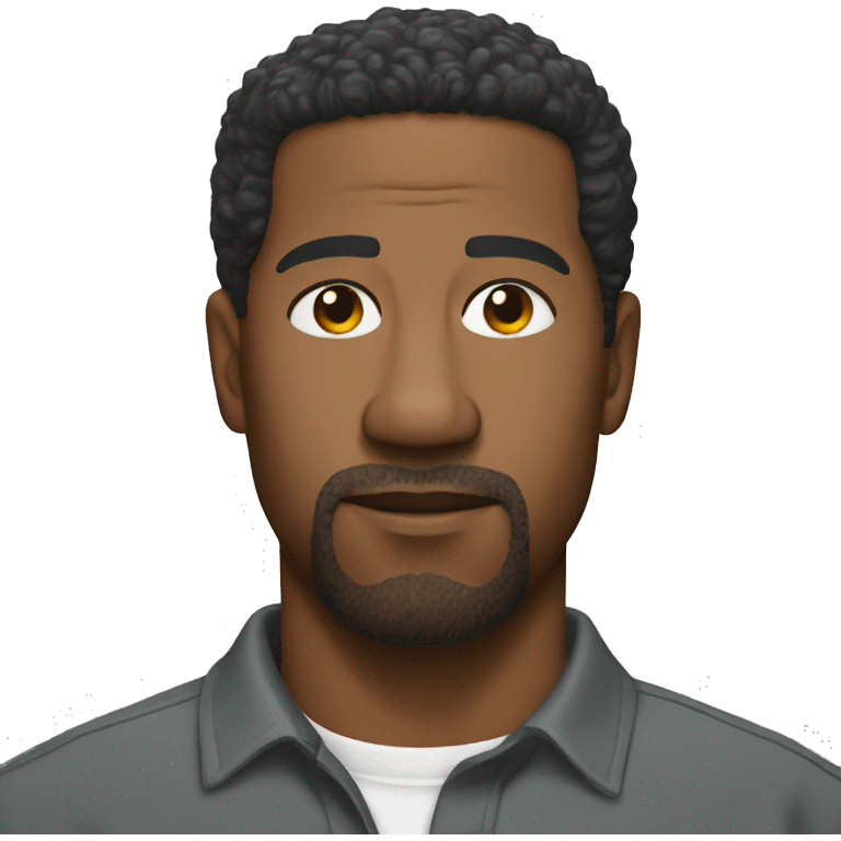 denzel washington wearing shirt emoji