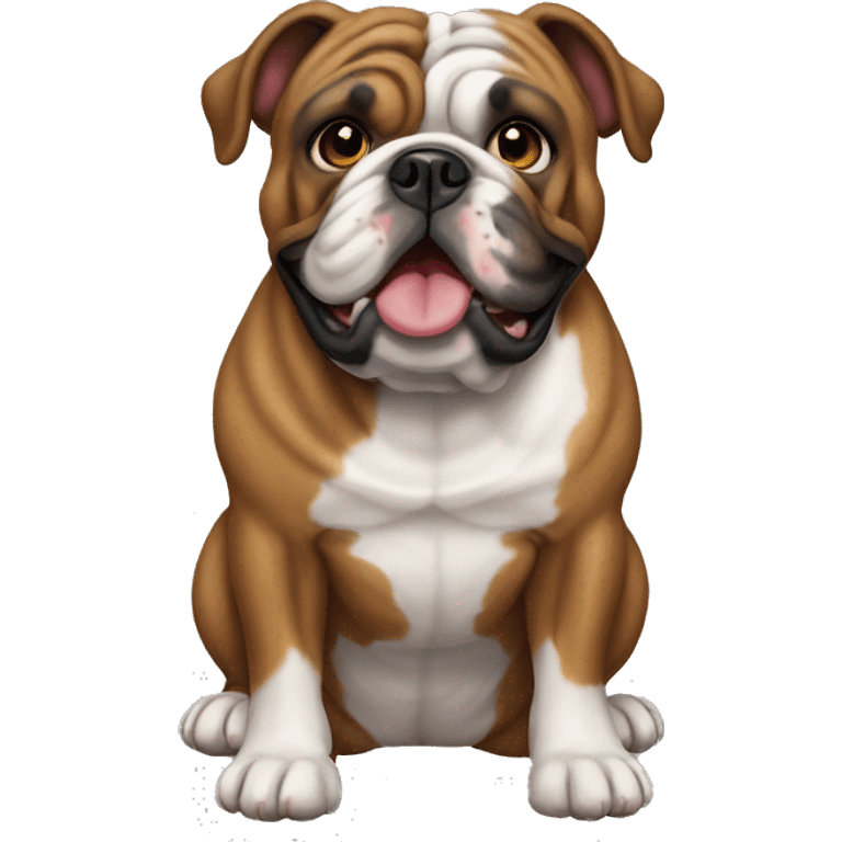 brindle english bulldog emoji