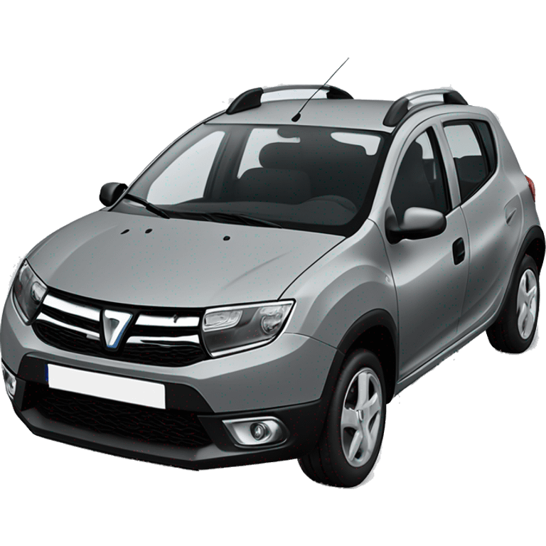 Dacia Sandero in grau ohne dachreling emoji