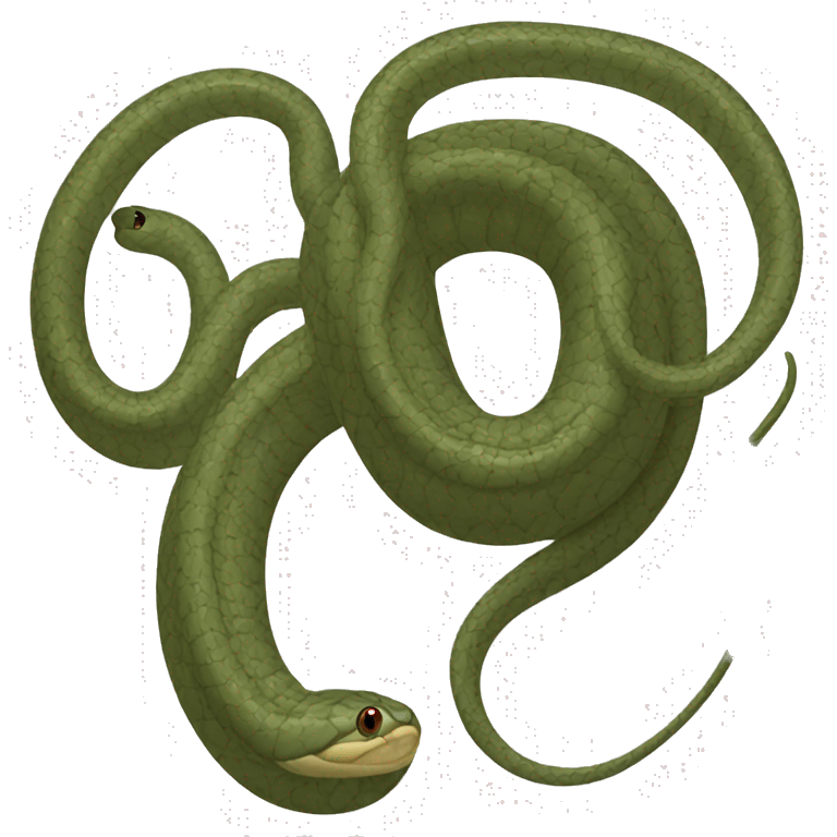 Common Worm Snake  emoji