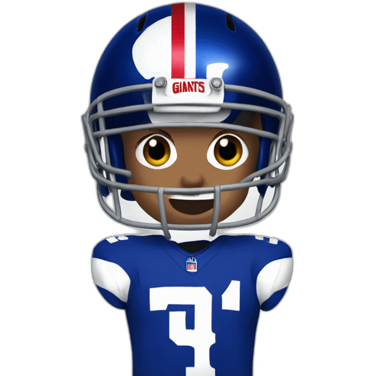 New York giants logo emoji