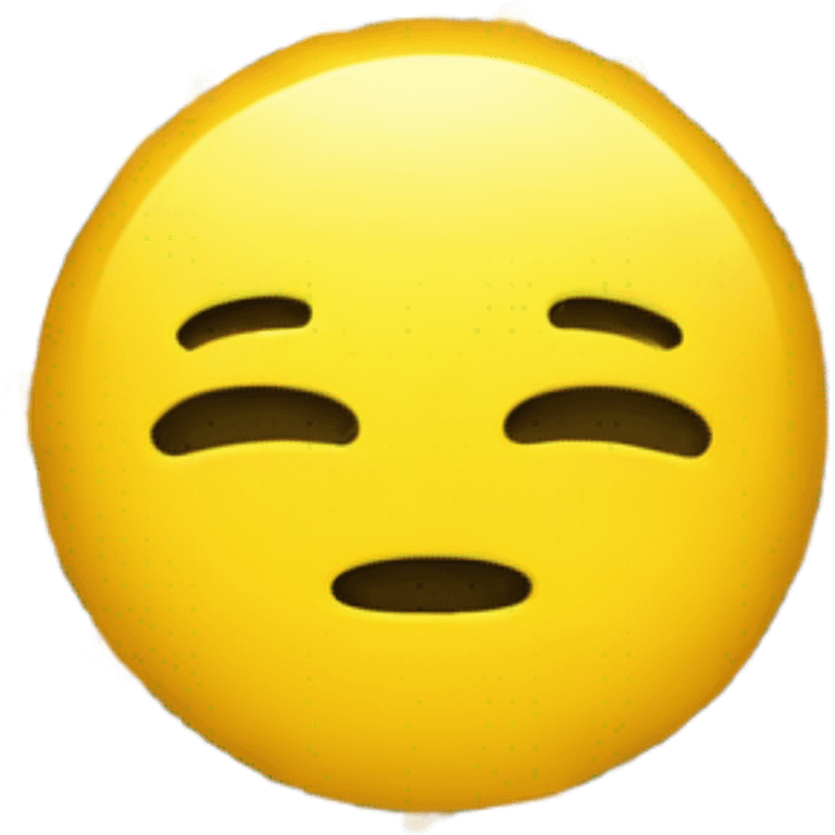 A yellow round face with feet on it’s head emoji