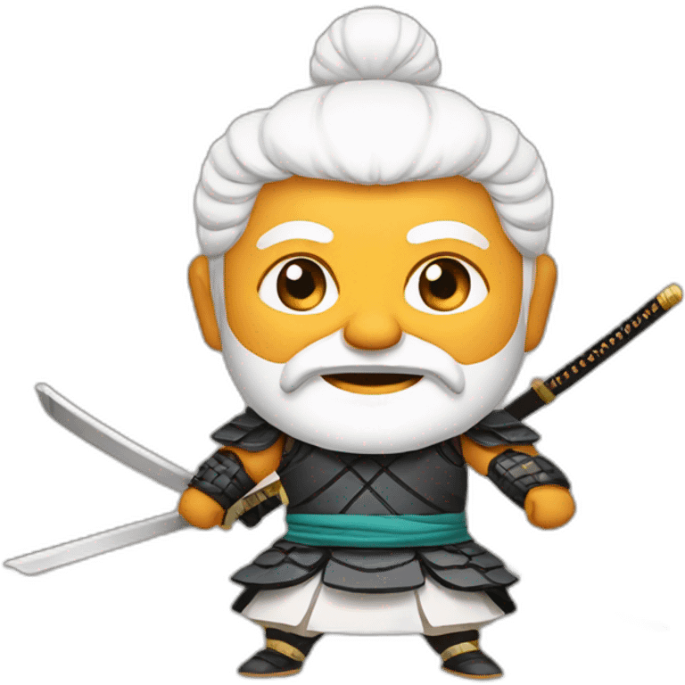 Modi ji as samurai emoji