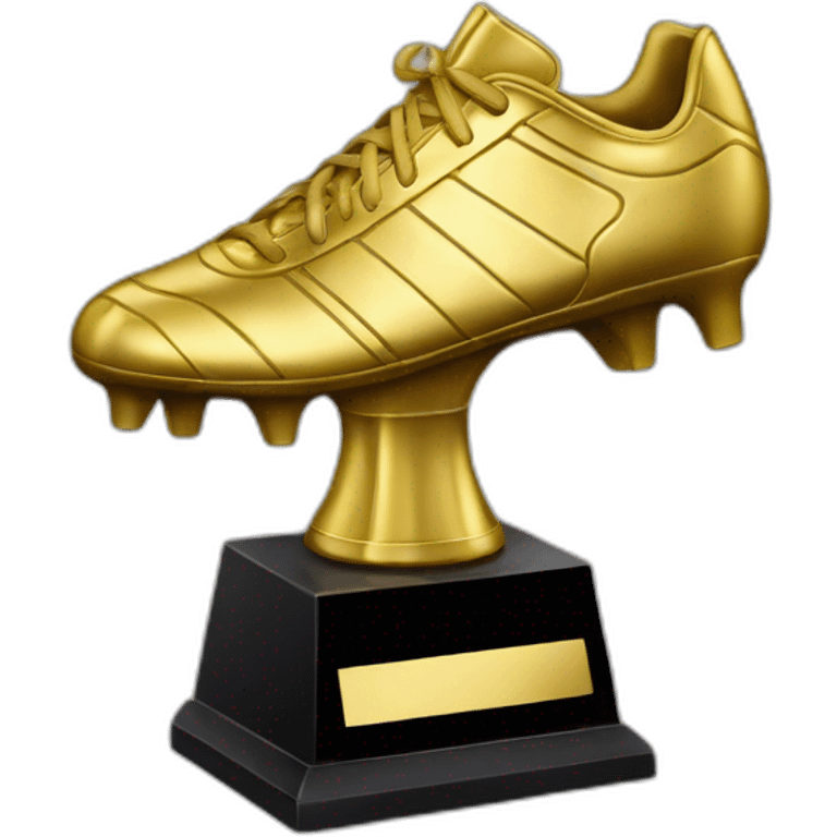 golden soccer boot trophy emoji