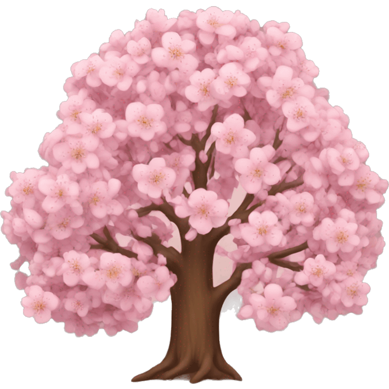 Tree with blossoms  emoji