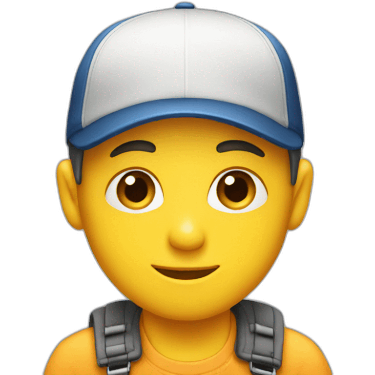 Cap boy emoji