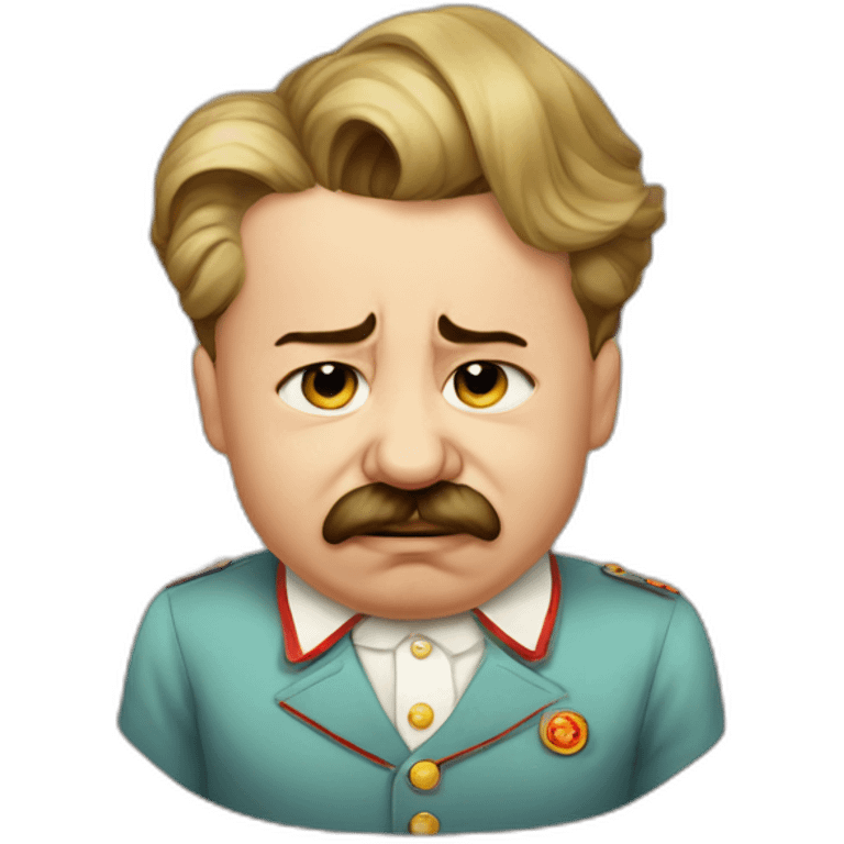 joseph stalin crying as a baby emoji