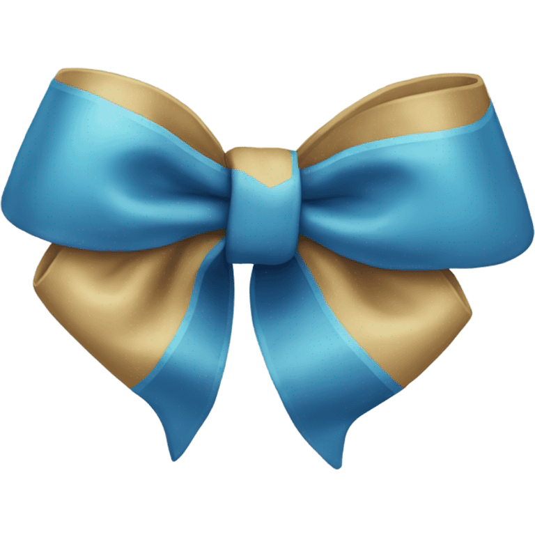 Blue bow emoji