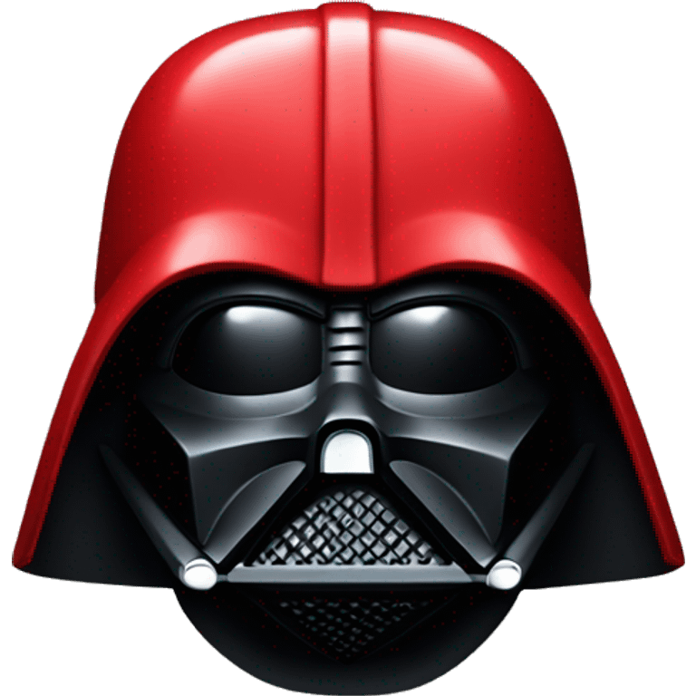 Darth Vader in red emoji