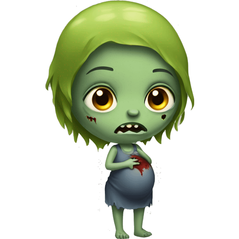 pregnant zombie  emoji