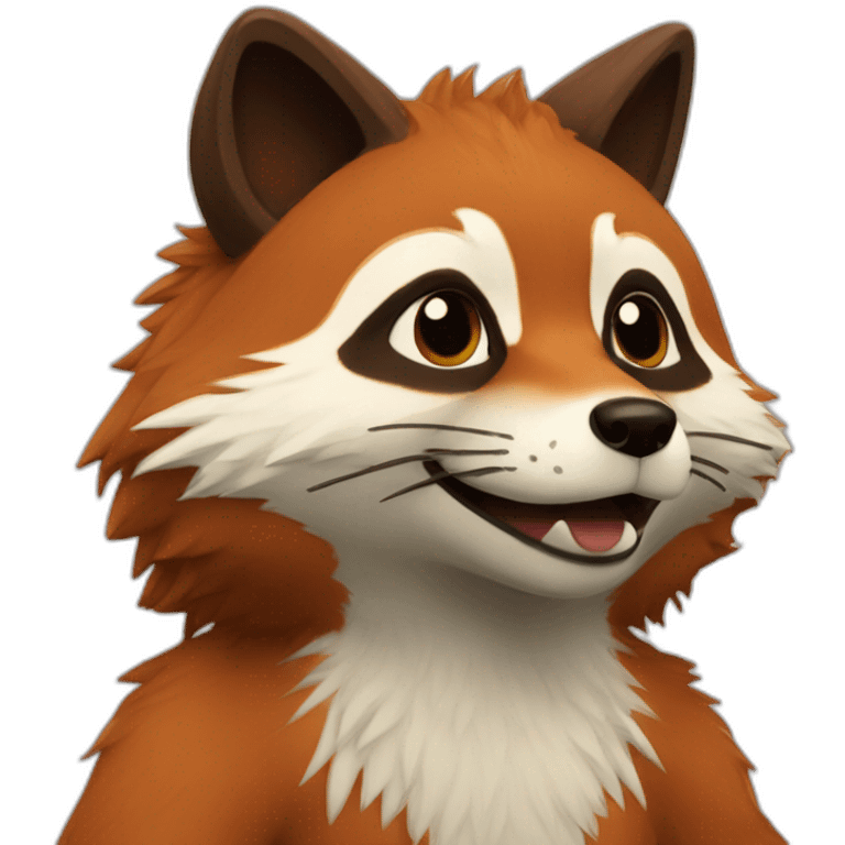 Renard et Tanuki emoji