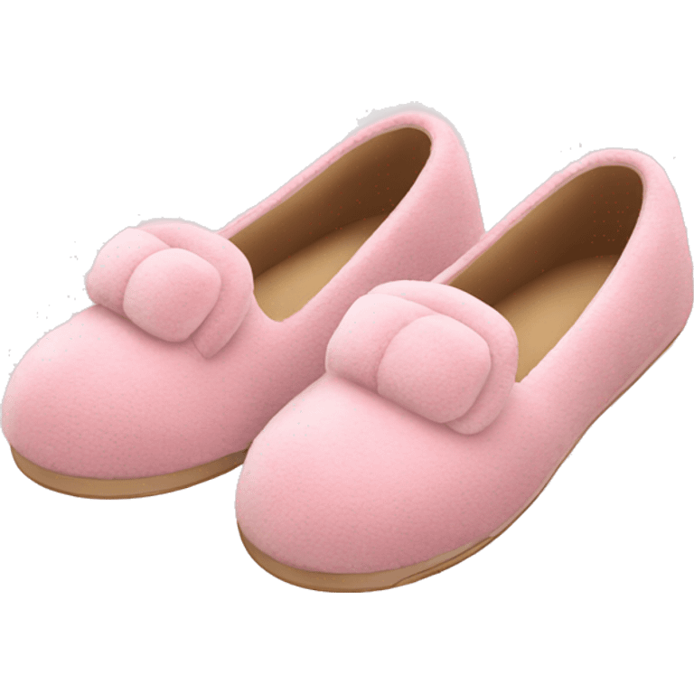 Light pink luxury slippers emoji