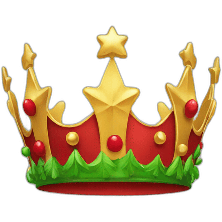 big christmas Crown emoji