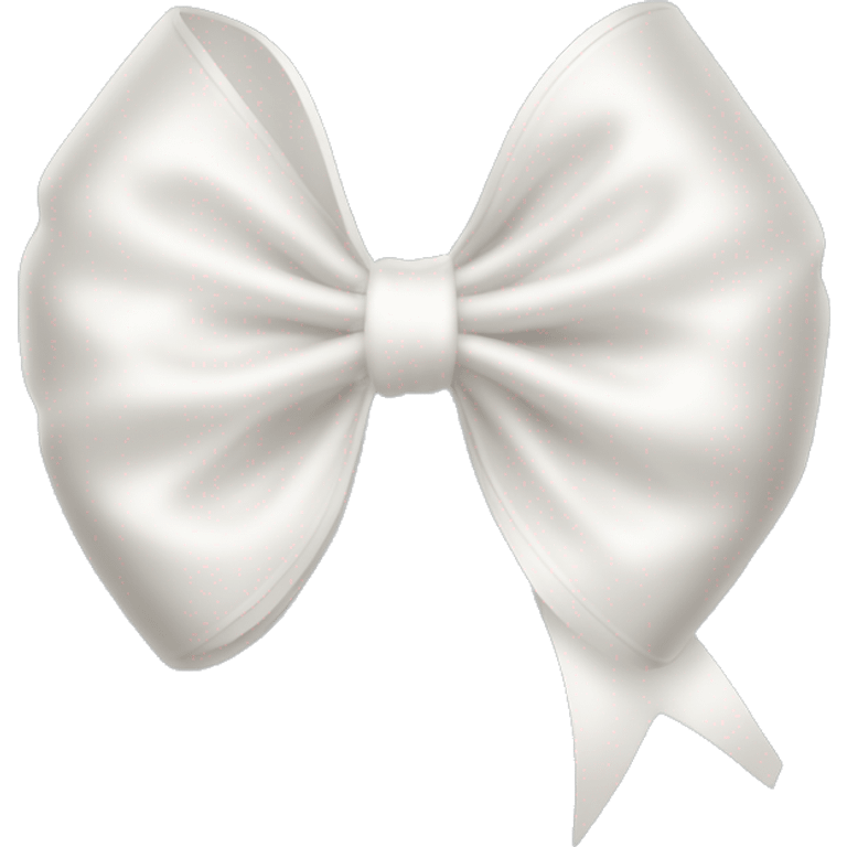 Cute thin white bow coquette many many laces being blown by the air with lighting emoji