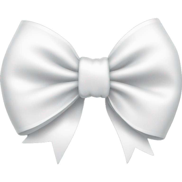 White bow emoji