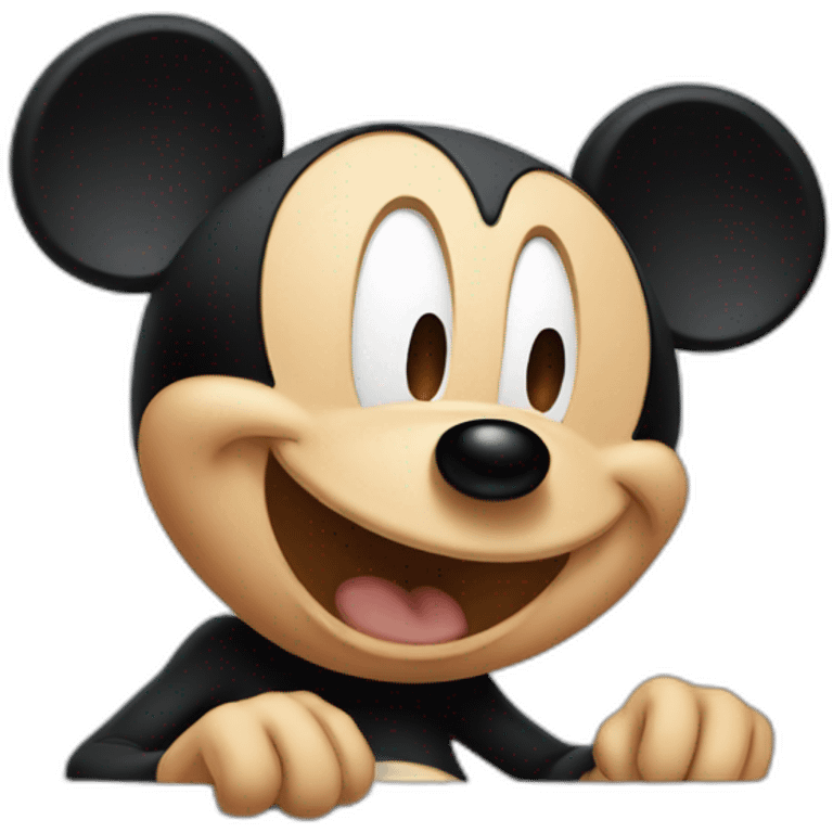 hangry mickey mouse emoji