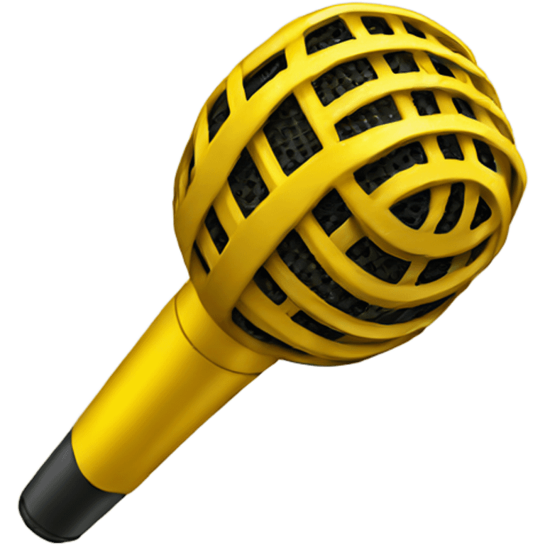 yellow microphone emoji