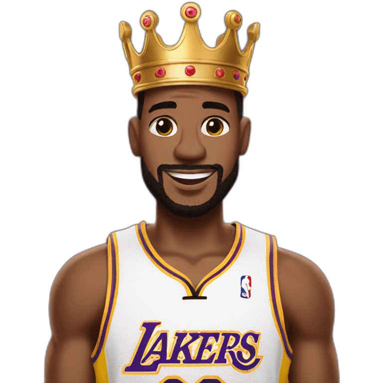 king james lakers emoji