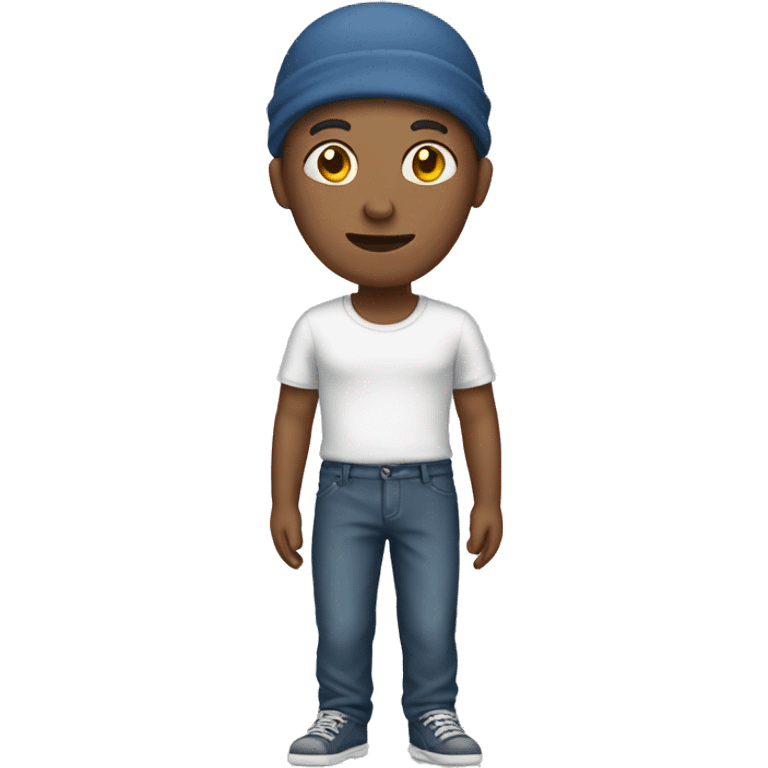 Person wearing pants on their head  emoji