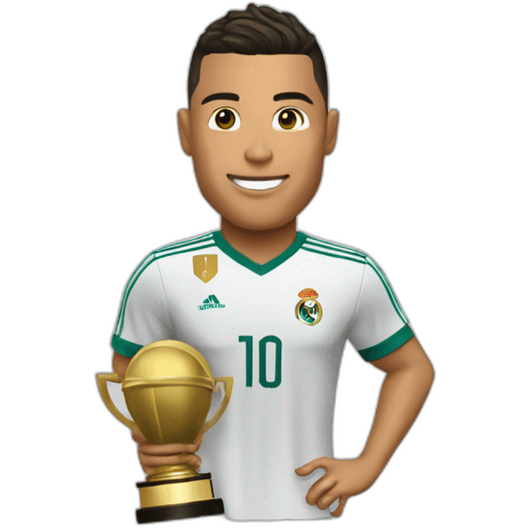 Ronaldo trophée emoji