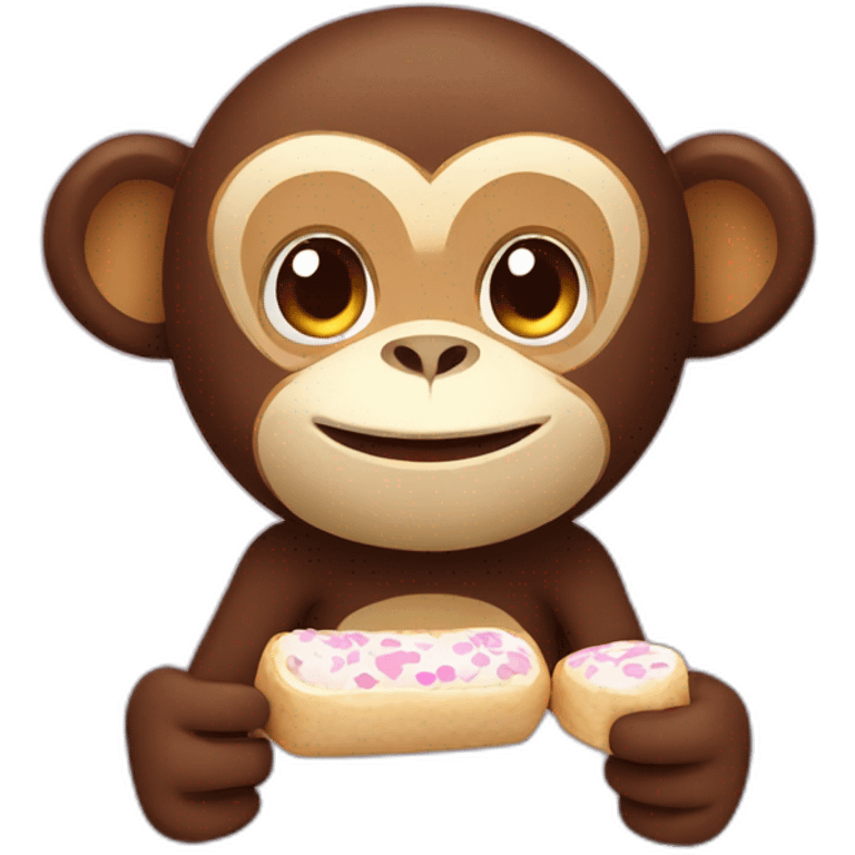 monkey with cinamoroll emoji