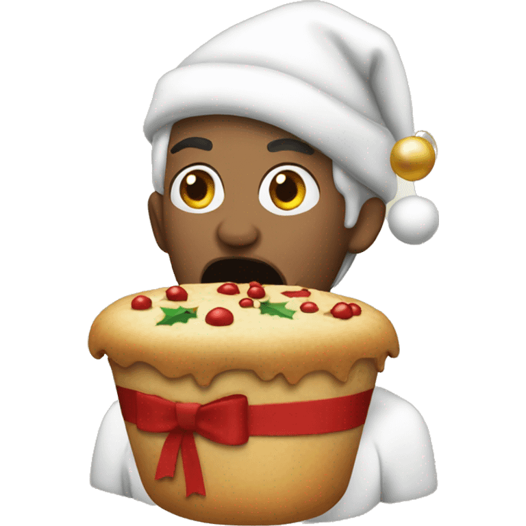 Christmas eat emoji