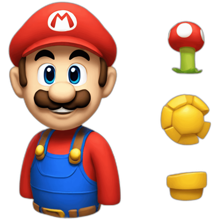 super mario from ussr emoji