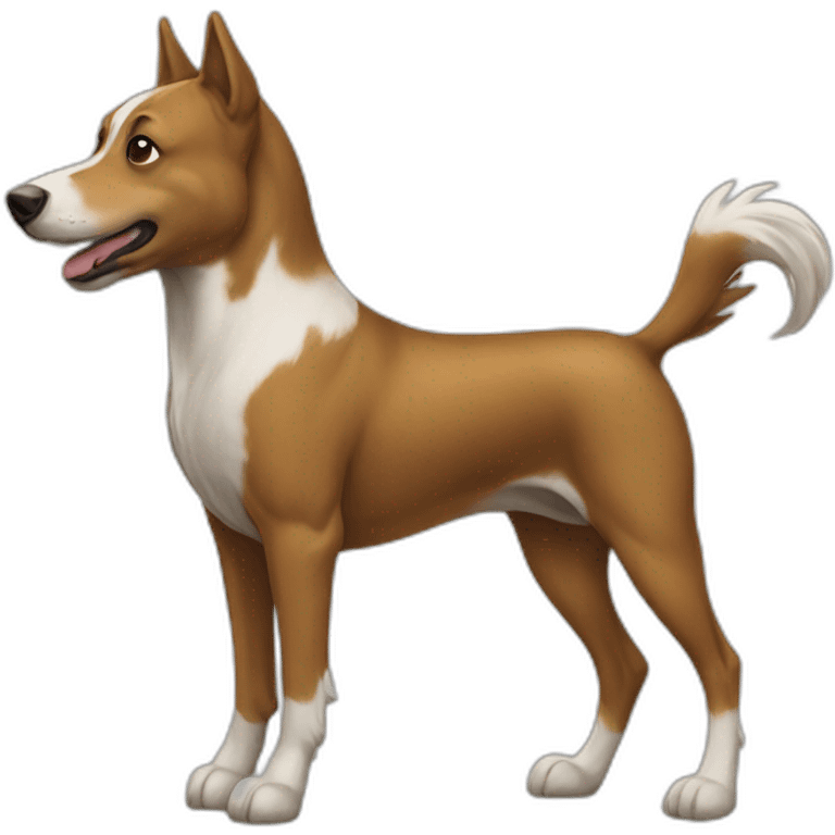 Chien sur cheval emoji