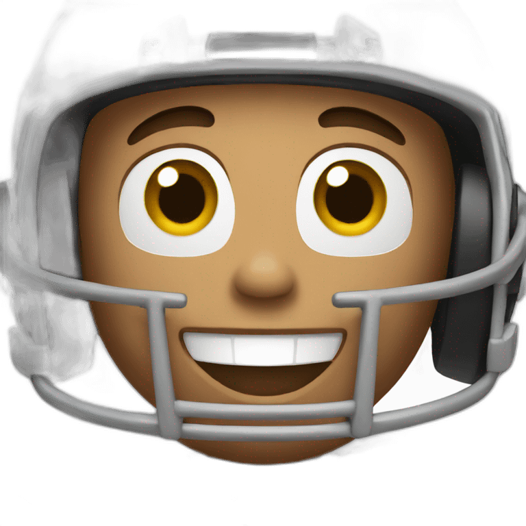 singing football player emoji