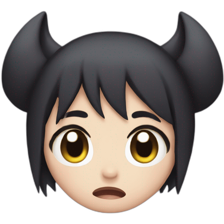 Kuromi cry emoji