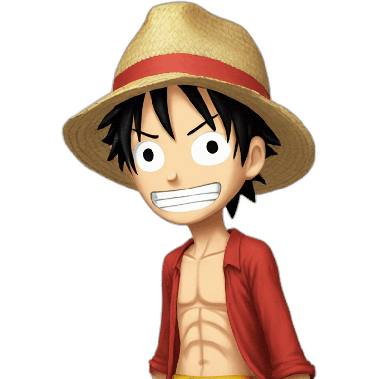 Luffy one piece emoji