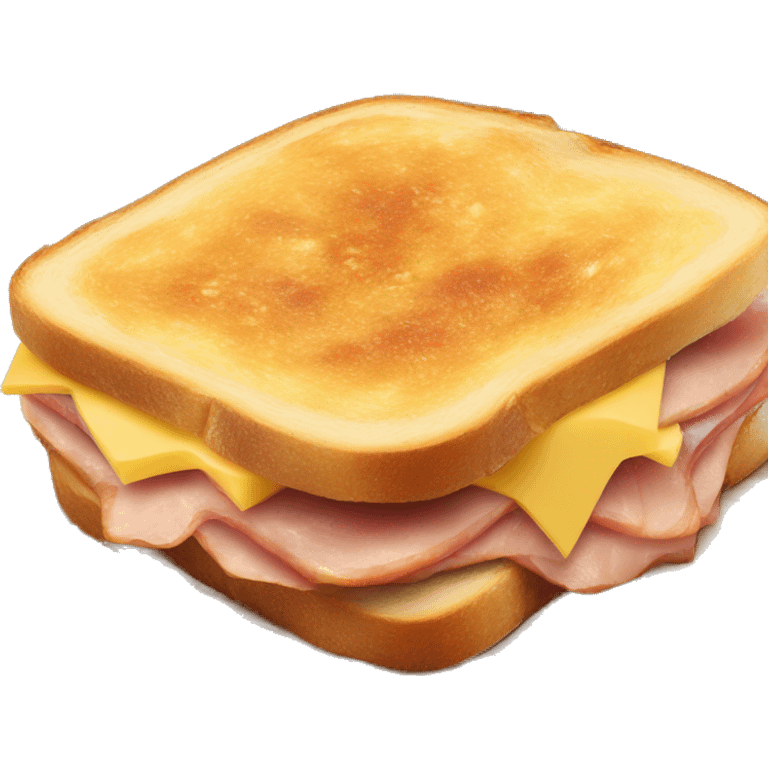 Ham and cheese toasted sandwich  emoji