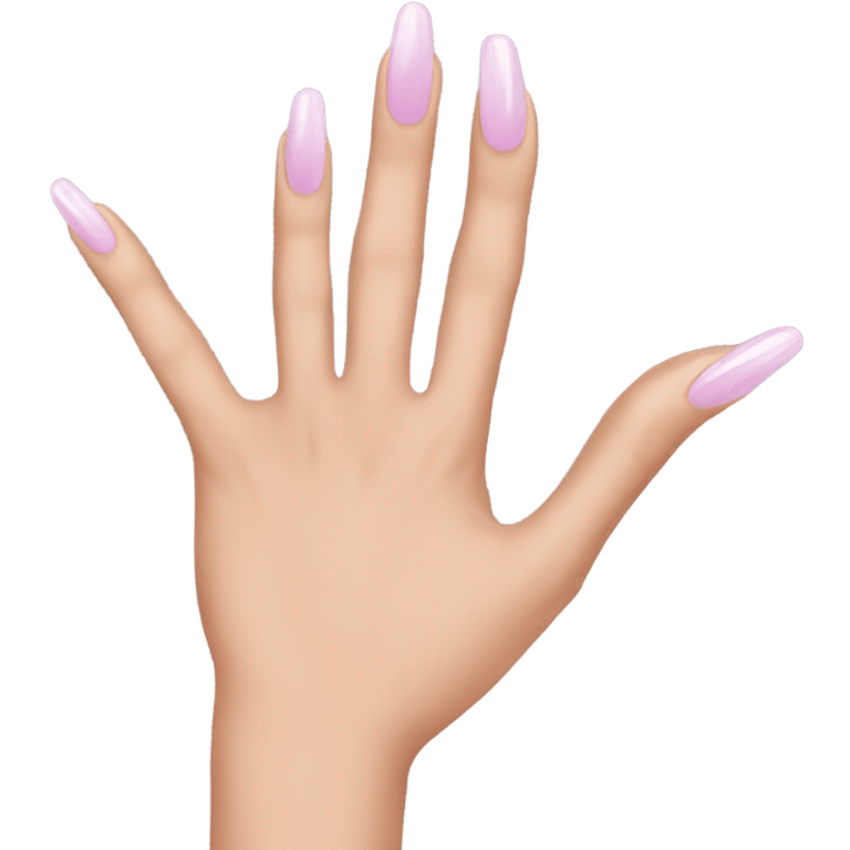 Hands with beautiful nails emoji