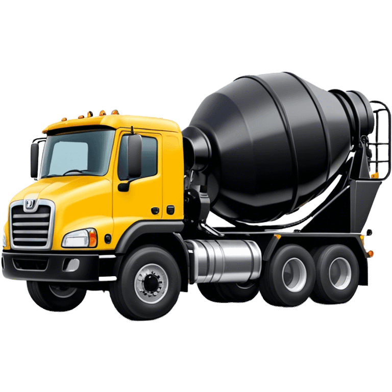 Cement Mixer - Mack Granite (Model Year: 2022) (Iconic colour: Yellow and black) emoji