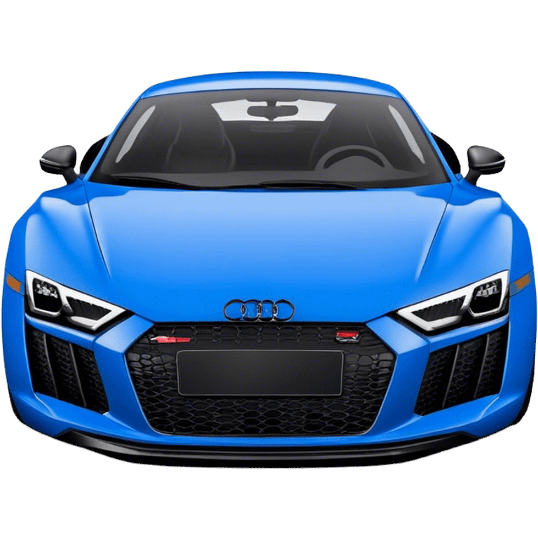 Audi R8 - Audi (Model Year: 2022)(Iconic Blue and Black) emoji