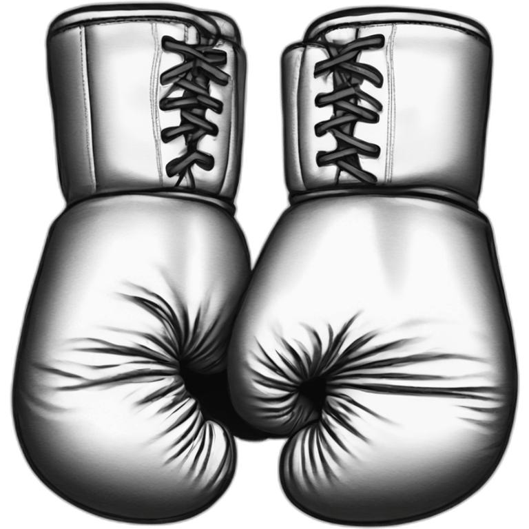 boxing gloves sketch style emoji