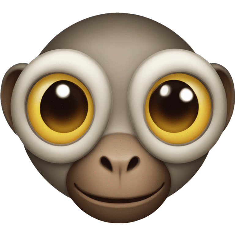 One eyed monkey  emoji