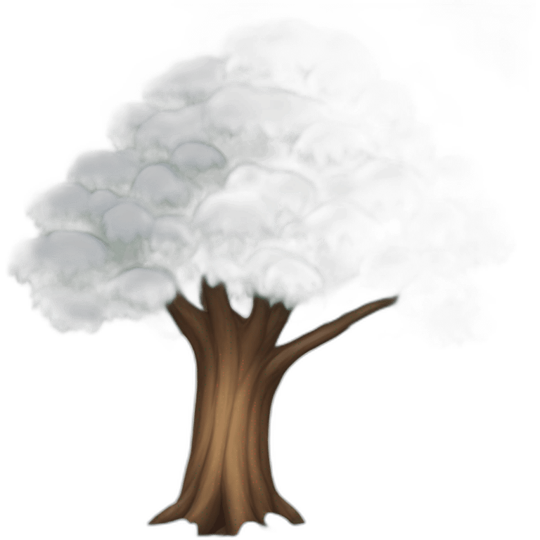 tree on winter emoji