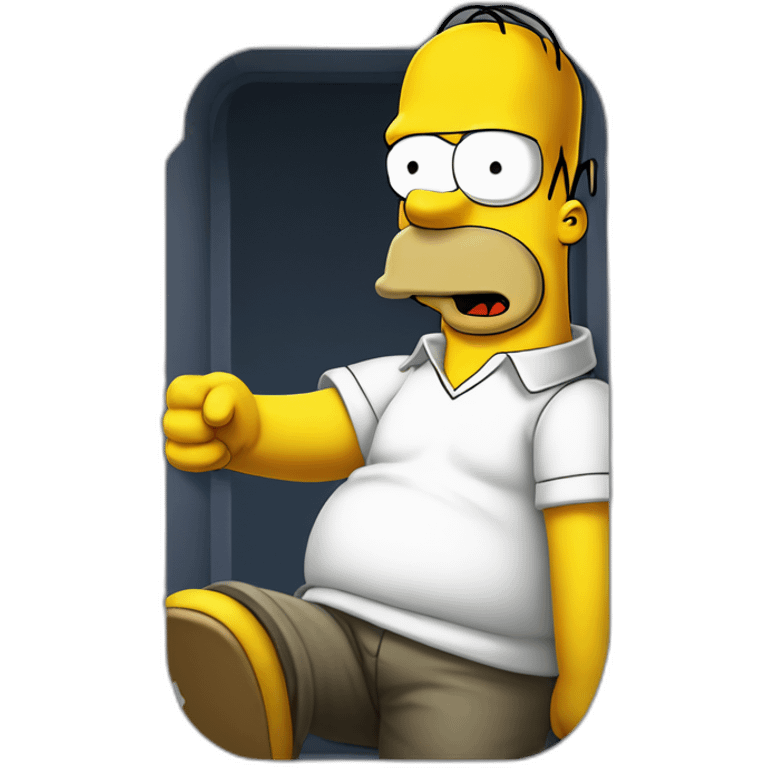 homer simpson super vilain emoji