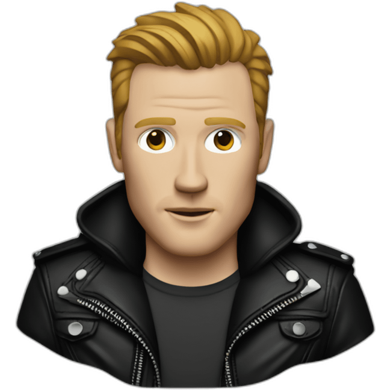 joshua homme in a leather jacket emoji