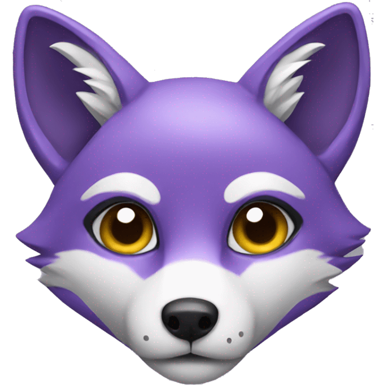 Violet fox emoji