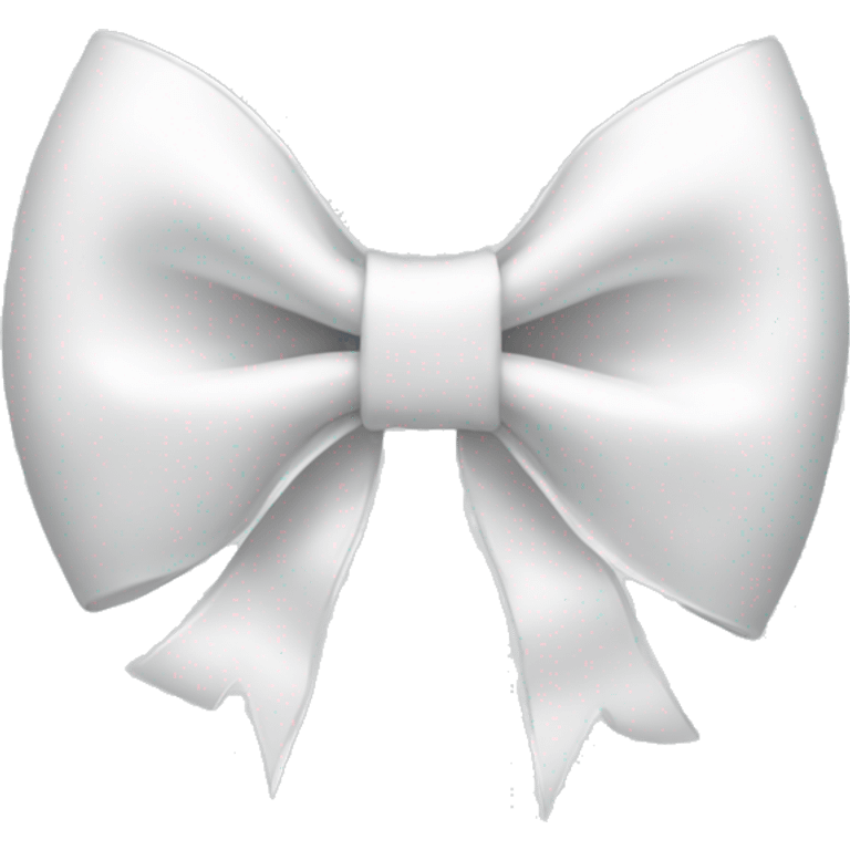 White bow emoji