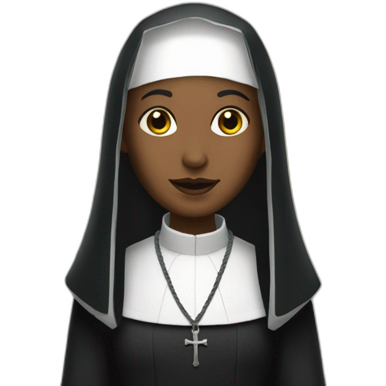 The nun emoji