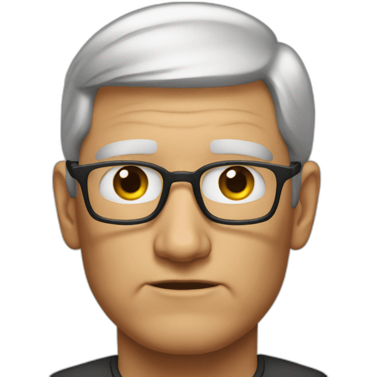 Very sad tim cook emoji