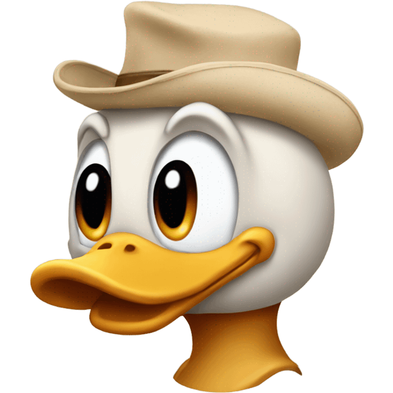 Beige Donald Duck  emoji