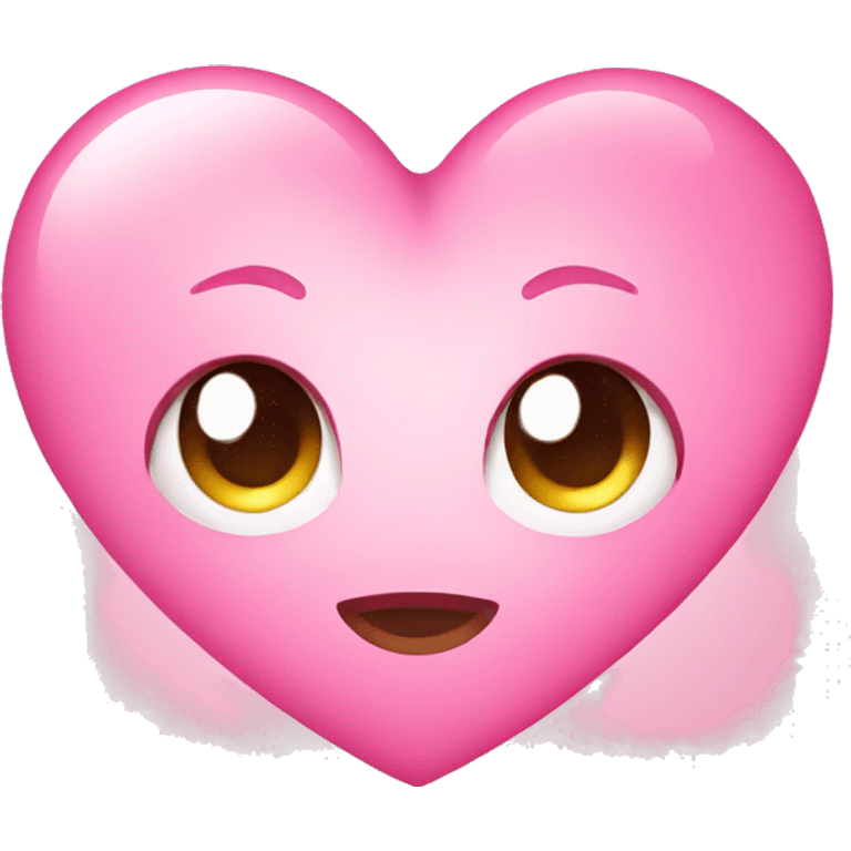 pink kawaii cute heart emoji emoji